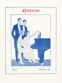 Gaveau (Pianos) 1924 A.E. Marty (blue version)