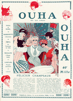 Félicien Champsaur 1923 Ouha Roi des Singes, Lucien Jaquelux