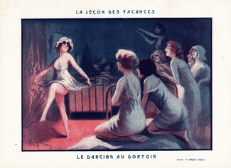René Péan 1922 Le Dancing au Dortoir
