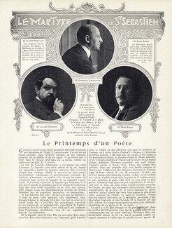 Le Martyre de Saint Sébastien, 1911 - Claude Debussy, Gabriele d'Annunzio, Léon Bakst, Photo Otto