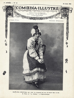 Mlle Lydia Lipkowska 1911 Russian Comedian