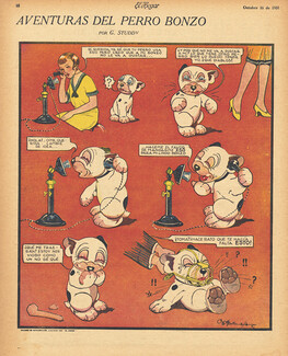 George E. Studdy 1931 Aventuras del perro Bonzo