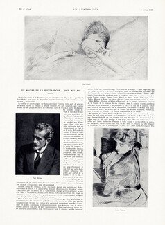 Paul Helleu - Un Maître de la pointe-sèche, 1927 - Artist's Career, Texte par Albert Flament, 3 pages