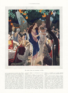 Pierre Mourgue 1926 Bois de Boulogne, Dancing Elegant Roaring Twenties