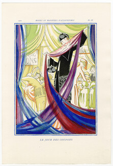 Modes et Manières D'Aujourd'hui 1920 "Le Jour des Coupons" Robert Bonfils, Fabric