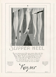 Kayser (Hosiery, Stockings) 1927 "Slipper Heel"