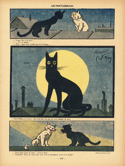 Jacques Nam 1918 Les Noctambules, Black Cat