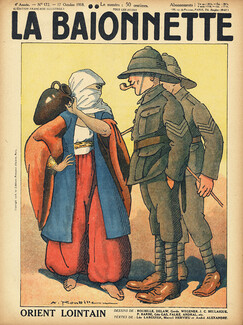 Auguste Roubille 1918 Orient Lointain, La Baïonnette cover