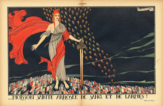 George Barbier 1918 Marianne, WWI