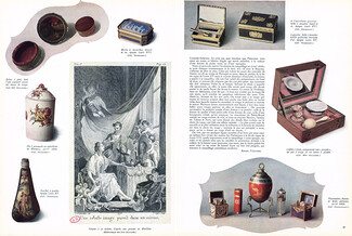 Le Maquillage au XVIIIe siècle, 1939 - Make up, Images Collection Houbigant, Text by Roger Vaultier, 4 pages