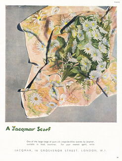 Jacqmar (Fabric) 1949 Scarf