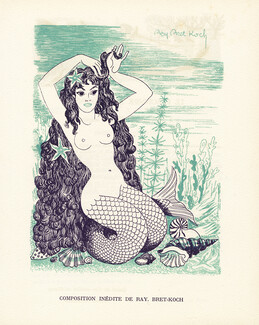 Ray Bret-Koch 1952 La Petite Sirène, Mermaid