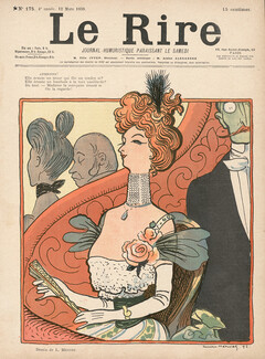 Lucien Métivet 1898 Elegant Parisienne, Opera House