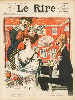 Lucien Métivet 1903 Hairdresser, "Dans la loge d'une Artiste"