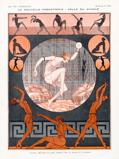 Armand Vallée 1923 "La nouvelle Coquetterie, celle du muscle" Gymnastic, Sports