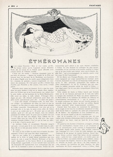 Éthéromanes, 1913 - Gerda Wegener Addicted to Ether, Texte par Delphi Fabrice, 2 pages