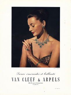 Van Cleef & Arpels 1953 Parure Emeraudes et Brillants, Photo A. Thévenet