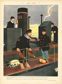 Henri Gervèse 1910 Sailor, Christmas on a Submarine