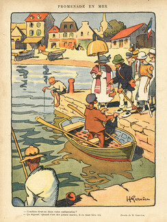 Henri Gervèse 1922 "Promenade en Mer" small boat