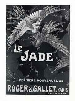 Roger & Gallet (Perfumes) 1924 Le Jade, Parrot, Art Deco
