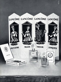Lancôme (Perfumes) 1955 Peut-Être, Magie, Trésor, Conquête, Photo Bovis