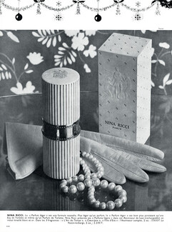 Nina Ricci (Perfumes) 1959 Atomizer, Parfums Légers, L'Air du Temps, Coeur-joie...