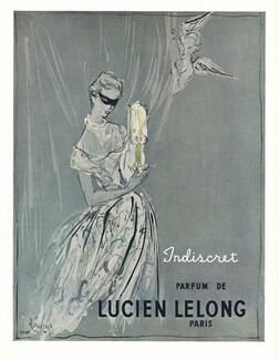 Lucien Lelong (Perfumes) 1950 Indiscret, Suzanne Runacher
