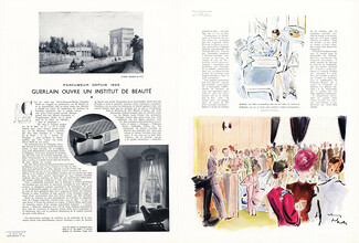 Guerlain ouvre un Institut de Beauté, 1939 - Inauguration of a Beauty Salon, Robert Polack
