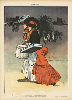 Paul Balluriau 1904 "Midinettes", Elegantes Parisiennes