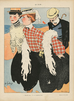 Démétrios Galanis 1904 "Le Flair..." Marche pas...Il a un Panama faux! Elegantes