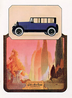 Cole Aero-Eight 1922 Painting by Turner B. Messick