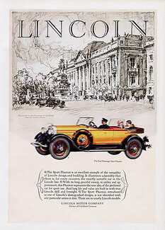 Lincoln (Cars) 1927 The Sport Phaeton, Berlin
