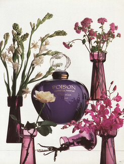 Christian Dior (Perfumes) 1987 "Parfums en Fleurs", Poison, Photo Roger Turqueti