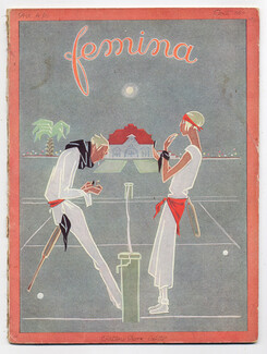 Femina 1924 Août, Tennis, 58 pages