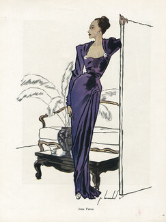 Jean Patou 1947 Evening Gown, Pierre Louchel