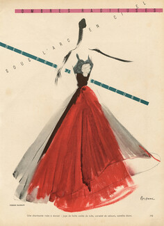Pierre Balmain 1948 Dress Ball, Simone Brousse