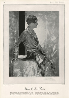 Louiseboulanger 1927 Linda Lee, Mrs Cole Porter, Evening Dress, Photo Demeyer