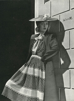 Worth (Couture) 1940 Summer Dress