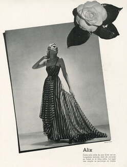 Alix 1937 Camelia flower, Evening Gown
