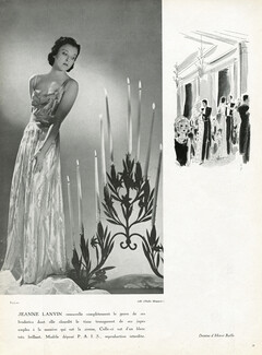 Jeanne Lanvin 1937 Evening Dress, Photo Joffé, Baguès
