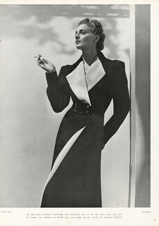 O'rossen 1937 Black and white Coat, Photo Georges Saad
