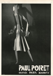 Paul Poiret 1930 American Advertisement