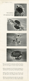 Udall And Ballou (bracelet) Frisch (turtle, earrings) Trabert and Hoeffer (clip rubies) 1937
