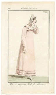 Le Journal des Dames et des Modes 1815 Costume Parisien N°1481 Horace Vernet