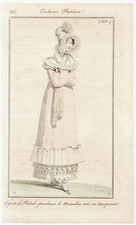 Le Journal des Dames et des Modes 1815 Costume Parisien N°1511 Horace Vernet