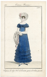 Le Journal des Dames et des Modes 1818Costume Parisien N°1722