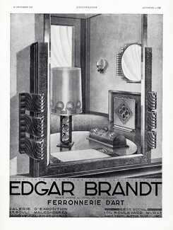 Edgar Brandt 1931 Art Deco Decorative Arts