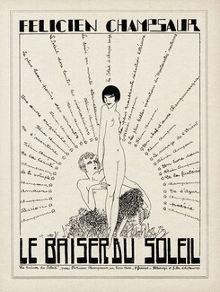 Félicien Champsaur 1926 Le Baiser du Soleil, Jaquelux