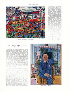 Au Temps des Fauves, 1935 - Raoul Dufy, Vlaminck, Matisse, Rouault, Derain, Van Dongen, Text by Jacques Baschet, 4 pages