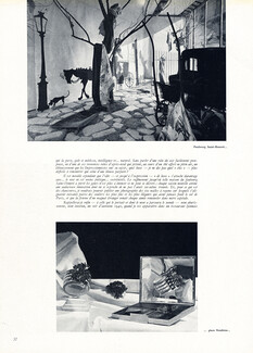 Luxe, 1947 - Hermès Faubourg Saint-Honoré, Place Vendôme, Molyneux, Text by Jos. Delarnoux, 4 pages